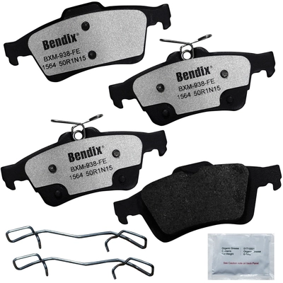 BENDIX - MKD1564FM - Semi-Metallic Rear Disc Brake Pads pa1