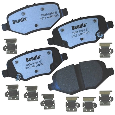 Rear Semi Metallic Pads by BENDIX - MKD1612FM pa1