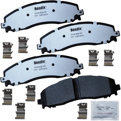 Rear Semi Metallic Pads by BENDIX - MKD1691FM pa2