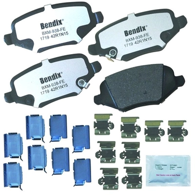 BENDIX - MKD1719FM - Semi-Metallic Rear Disc Brake Pads pa1