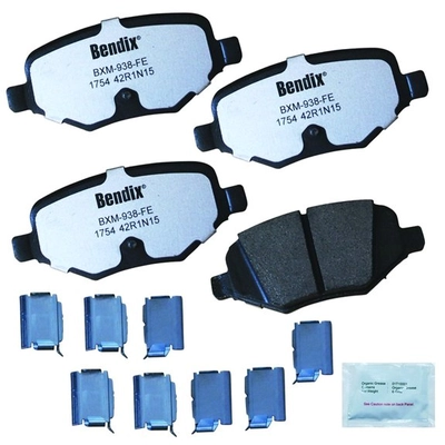 Rear Semi Metallic Pads by BENDIX - MKD1754FM pa1