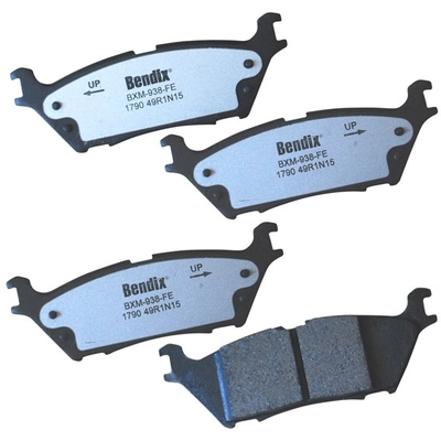 BENDIX - MKD1790FM - Semi-Metallic Rear Disc Brake Pads pa1