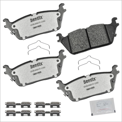 BENDIX - MKD2169FM - Semi-Metallic Rear Disc Brake Pads pa3