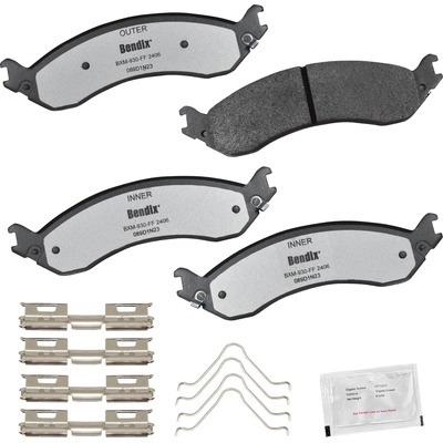 BENDIX - MKD2406FM - Semi-Metallic Rear Disc Brake Pads pa2