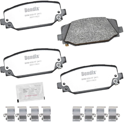 BENDIX - MKD2411FM - Rear Semi Metallic Pads pa1