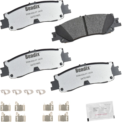 BENDIX - MKD2439FM - Semi-Metallic Rear Disc Brake Pads pa2