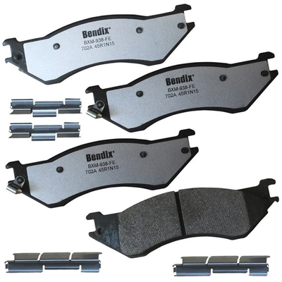 Rear Semi Metallic Pads by BENDIX - MKD702AFM pa1