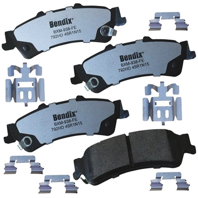 Rear Semi Metallic Pads by BENDIX - MKD792HDFM pa1