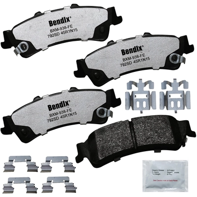 Rear Semi Metallic Pads by BENDIX - MKD792SDFM pa1