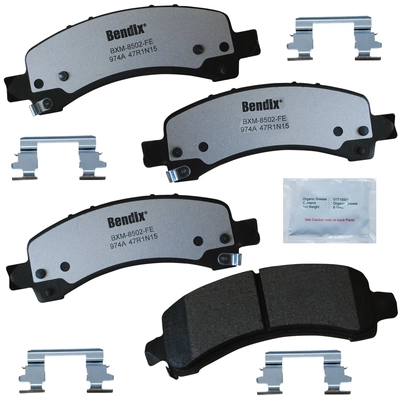 Rear Semi Metallic Pads by BENDIX - PBD974A pa1