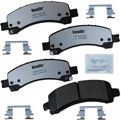 Rear Semi Metallic Pads by BENDIX - PBD974A pa5