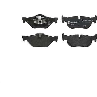 Rear Semi Metallic Pads by BREMBO - P06038 pa2