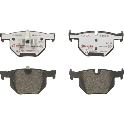 Rear Semi Metallic Pads by BREMBO - P06039X pa1