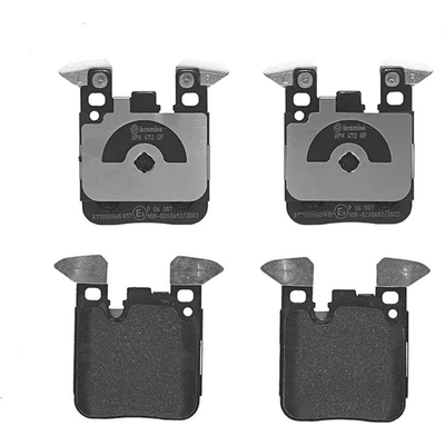 Rear Semi Metallic Pads by BREMBO - P06087 pa3