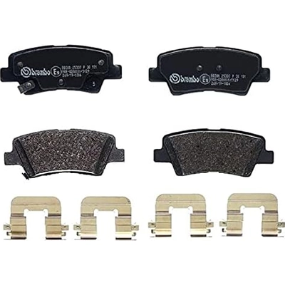 Rear Semi Metallic Pads by BREMBO - P30101 pa1