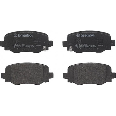 Rear Semi Metallic Pads by BREMBO - P37020 pa1