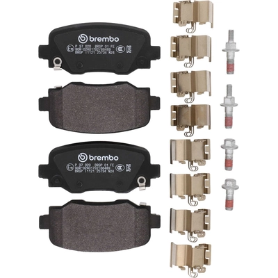 Rear Semi Metallic Pads by BREMBO - P37020 pa4