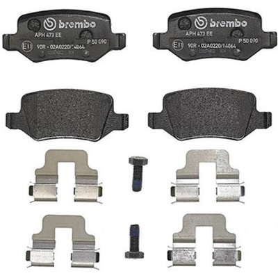 Rear Semi Metallic Pads by BREMBO - P50090 pa2