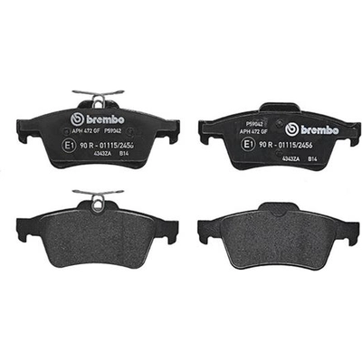 Rear Semi Metallic Pads by BREMBO - P59042 pa3