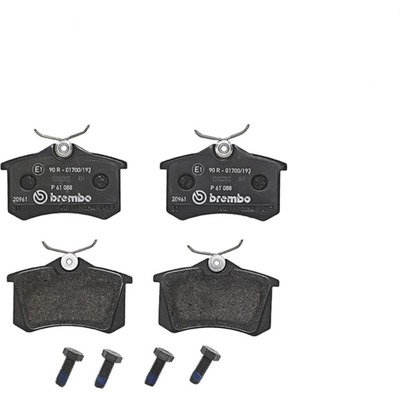 Rear Semi Metallic Pads by BREMBO - P61088 pa4
