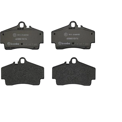 Rear Semi Metallic Pads by BREMBO - P65008 pa2