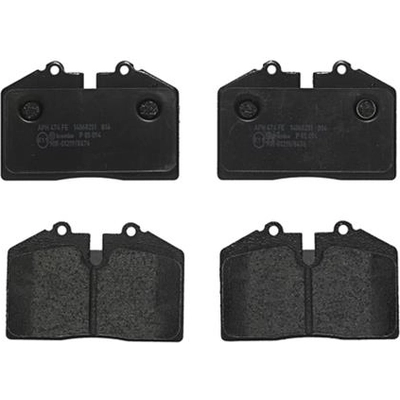 Rear Semi Metallic Pads by BREMBO - P85094 pa2