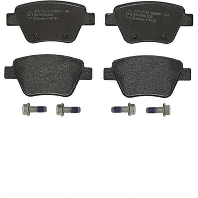 Rear Semi Metallic Pads by BREMBO - P85114 pa1