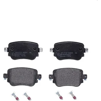 Rear Semi Metallic Pads by BREMBO - P85135 pa1