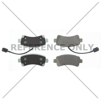 Rear Semi Metallic Pads by CENTRIC PARTS - 102.17461 pa4