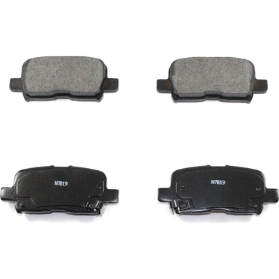 Rear Semi Metallic Pads by DURAGO - BP865MS pa2