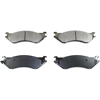 Rear Semi Metallic Pads by DURAGO - BP702MS pa2