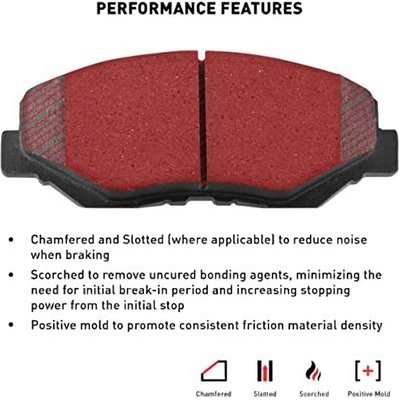 Rear Semi Metallic Pads by DYNAMIC FRICTION COMPANY - 1214-1565-10 pa6