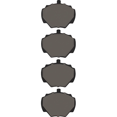 Rear Semi Metallic Pads by DYNAMIC FRICTION COMPANY - 1551-0518-10 pa3