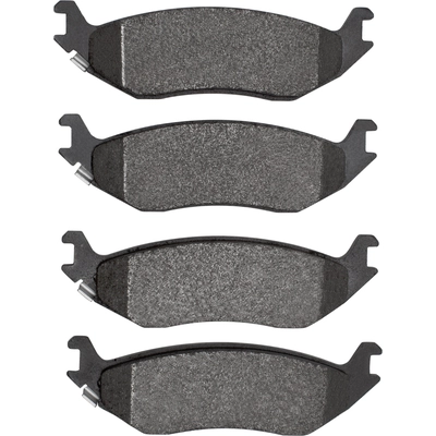 Rear Semi Metallic Pads by DYNAMIC FRICTION COMPANY - 1551-0898-01 pa4