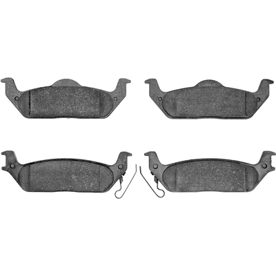 Rear Semi Metallic Pads by DYNAMIC FRICTION COMPANY - 1551-1012-00 pa15