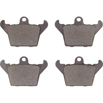 Rear Semi Metallic Pads by DYNAMIC FRICTION COMPANY - 1551-1034-00 pa2