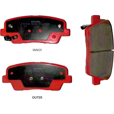 EUROROTOR - F1D1284H - Rear Semi Metallic Pads pa4