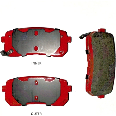 EUROROTOR - F1D1302H - Rear Semi Metallic Pads pa2