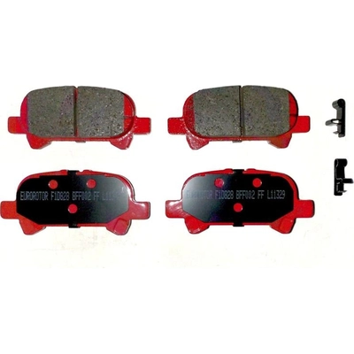 Rear Semi Metallic Pads by EUROROTOR - F1D828H pa3