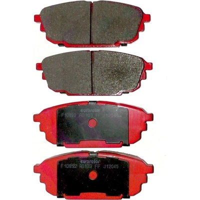 Rear Semi Metallic Pads by EUROROTOR - F1D892H pa3