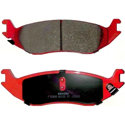Rear Semi Metallic Pads by EUROROTOR - F1D898H pa4