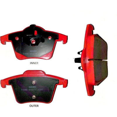 EUROROTOR - F1D980H - Rear Semi Metallic Pads pa3