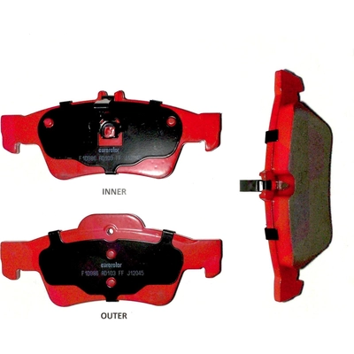 EUROROTOR - F1D986H - Rear Semi Metallic Pads pa4