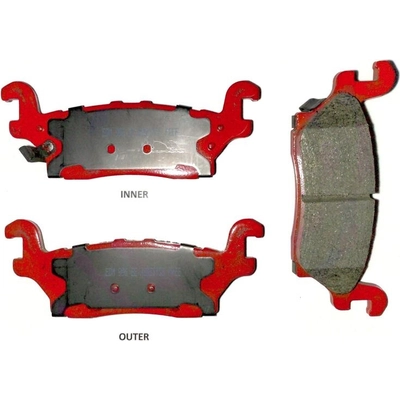 Rear Semi Metallic Pads by EUROROTOR - XD1120 pa3