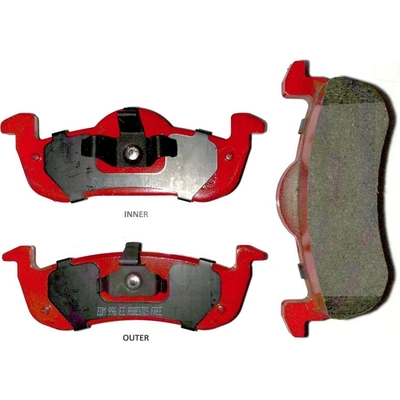 Rear Semi Metallic Pads by EUROROTOR - XD1279 pa3