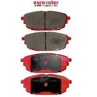 Rear Semi Metallic Pads by EUROROTOR - F1D892H pa1