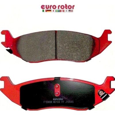 Rear Semi Metallic Pads by EUROROTOR - F1D898H pa3