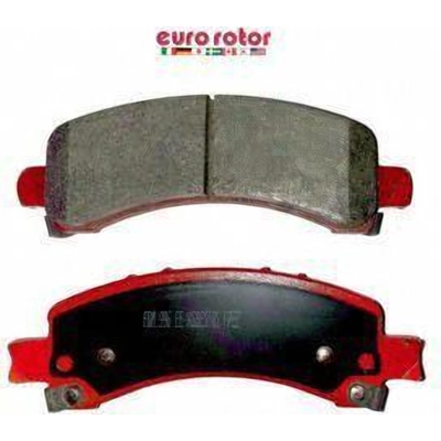 Plaquettes arrière semi-métallique par EUROROTOR - F1D974H pa1