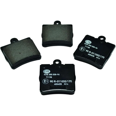 HELLA PAGID - 355008961 - Rear Disc Brake Pads pa1