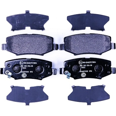 Rear Semi Metallic Pads by HELLA PAGID - 355014381 pa2